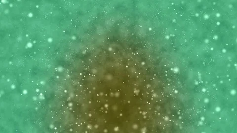 White Particles on Green Background Stock Footage 70204492