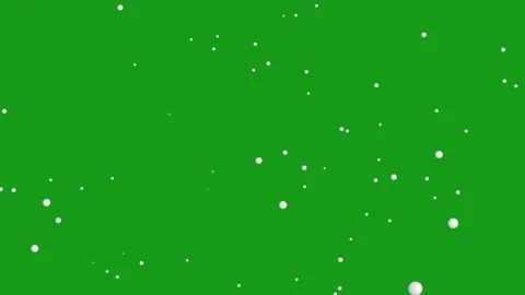 White particles motion graphics with green screen background Stock Footage 133754866