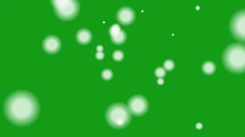 White particles motion graphics with green screen background Stock Footage 134226240