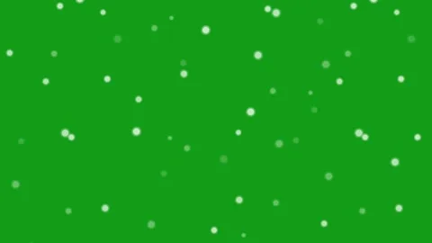 White particles motion graphics with green screen background Stock Footage 135401958