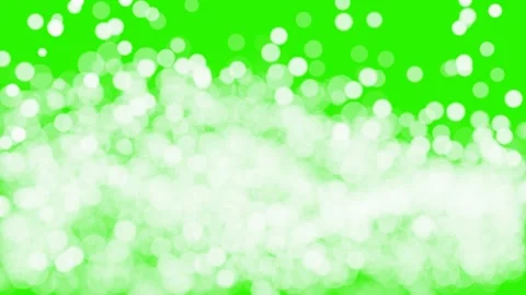 White particles moving up and down on green background. 3d render looped animati 스톡 동영상 299689622