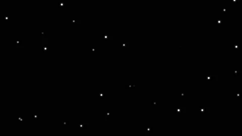 White particles moving on a black backg... | Stock Video | Pond5