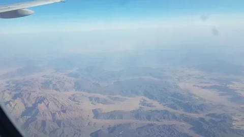 White passenger plane in flight. Stock Footage 125652643