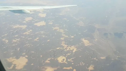 White passenger plane in flight. Stock Footage 125652742
