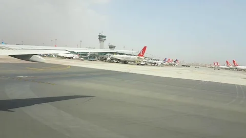 White passenger plane in flight. Stock Footage 125653068