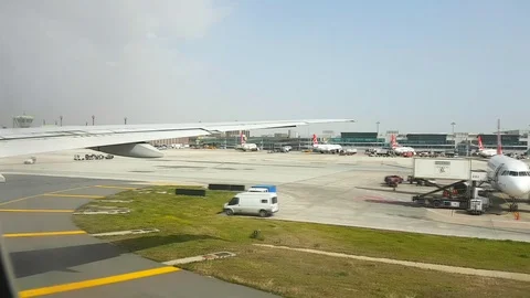 White passenger plane in flight. Stock Footage 125653283