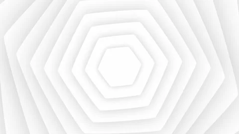 White pattern background, abstract dynamic 3D geometric design, gradient squares Stock-Footage 300485477