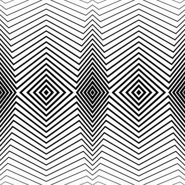 White pattern with black stripes, seamless. Vector background Stock Illustration