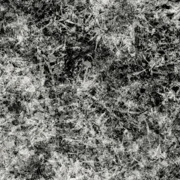 White pattern of crooked waves on a black background. Abstract fractal 3D r.. Stock Illustration