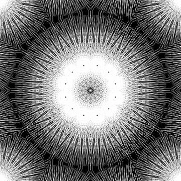 White pattern Design in black background Stock Photos