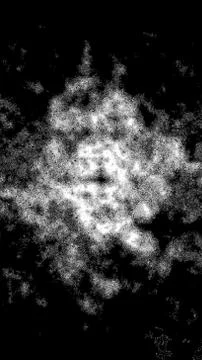 White pattern Design in black background Stock Photos