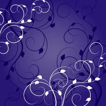 White pattern with shadow on dark background Illustrazione stock