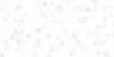 White pattern triangle abstract background gray mosaic modern shape graphic Stock Illustration