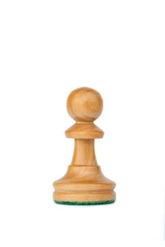 White pawn chess Stock Photos