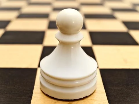 White Pawn Stock Photos