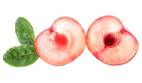 White peach Stock Photos