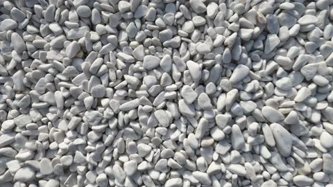 White pebble stone background Stock Footage 121881978