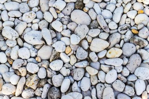 White pebble stone background Stock Photos
