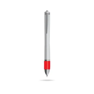 White pen Stock Illustration