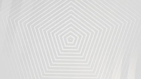White Pentagonal Lines Pattern Background Loop. Stock Footage 286430178