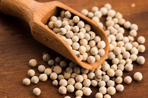 White pepercorn Stock Photos