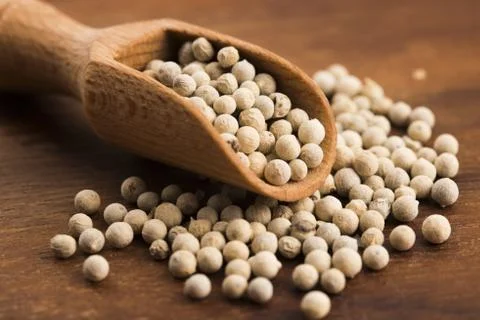 White pepercorn Stock Photos