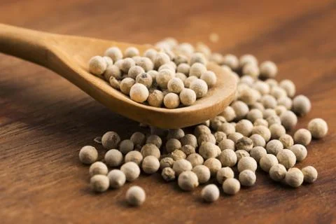 White pepercorn Stock Photos