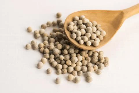 White pepercorn Stock Photos