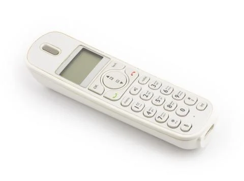 White phone Stock Photos