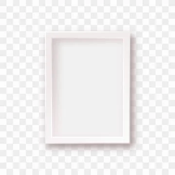 White picture frame Stock Illustration