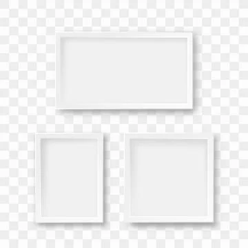White picture frame Stock Illustration