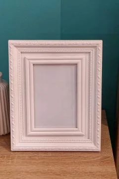 White picture frame Stock Photos