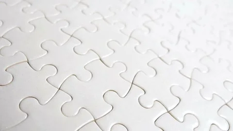 White pieces made with particles, wireframe style, concept of teamwork, Video stock 336248410