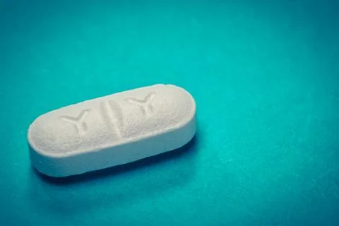 White pill Stock Photos
