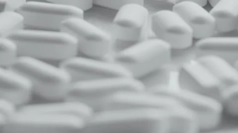 White Pill Tablets Vidéo 68800922