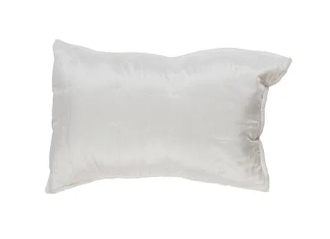 White pillow. Isolated Stock Photos