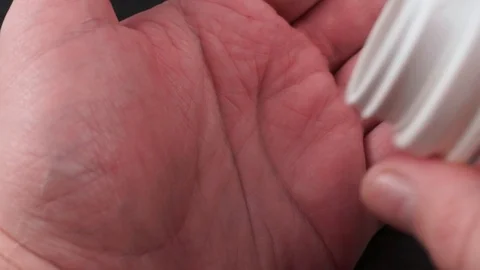 White pills Stock Footage 123695914