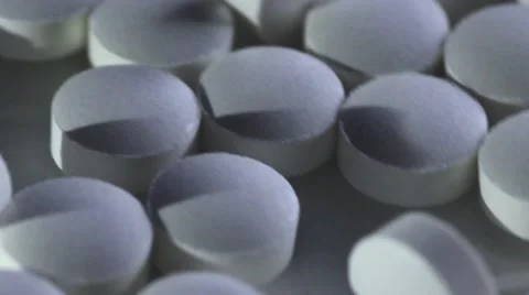White Pills Moving Away From Camera 库存影片 66293522