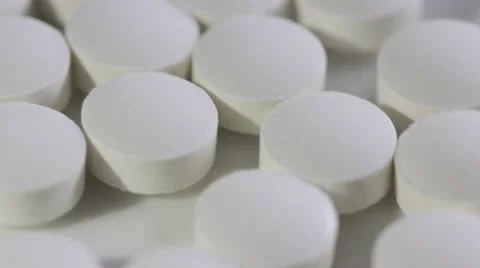 White Pills Moving Towards Camera 库存影片 66293225