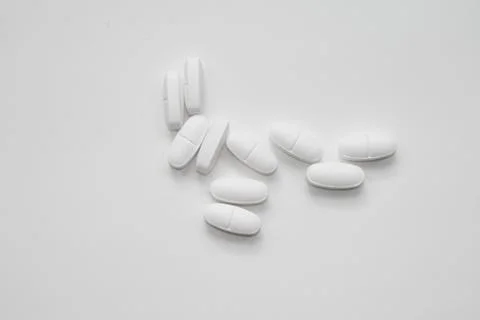 White Pills Stock-Fotos