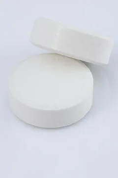 White pills Stock Photos