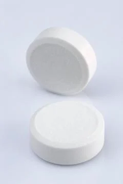 White pills Stock Photos