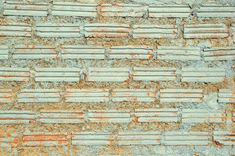 White-pink wall from bricks for background. Stock Photos