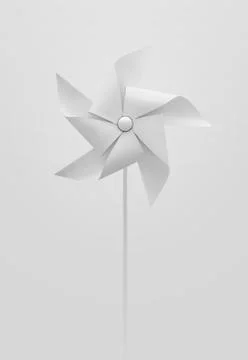 White Pinwheel Stock Illustration