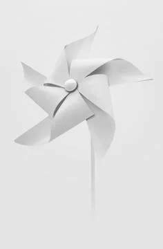 White Pinwheel Stock Illustration