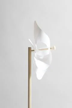 White pinwheel Stock Photos