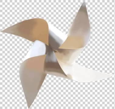 White pinwheels Stock Photos