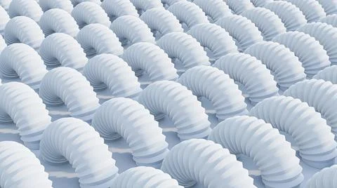 White pipes 4k Background Stock Illustration