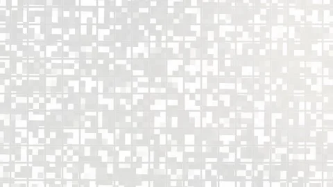 White Pixel Grid Animation Background Loop. Stock Footage 286772706