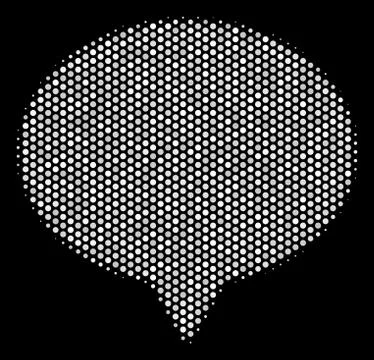 White Pixelated Hint Icon Ilustración de archivo